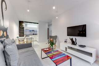 Апартаменты NORDBYHUS Apartamenty Chmielna Park Гданьск Апартаменты Делюкс с видом на реку-7